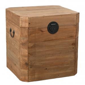 Photo KMA2110 : Square recycled pine chest