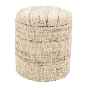Photo KPO1290 : Grey wool stool/chest