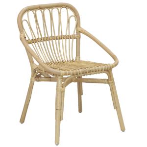 Photo MCH1900 : Chaise en rotin naturel