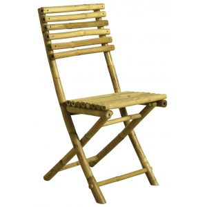Photo MCT1230 : Folding natural bamboo chair