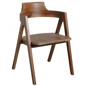 Photo MFA3200 : Patinated grey teak armchair