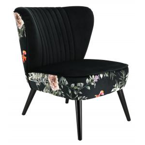 Photo MFA3310 : Fauteuil coquille en velours