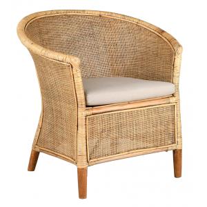 Photo MFA3490C : Pulut rattan and woven cane armachair