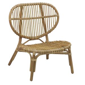 Photo MFA3800 : Fauteuil en rotin naturel