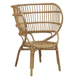 Photo MFA3830 : Armchair in natural rattan