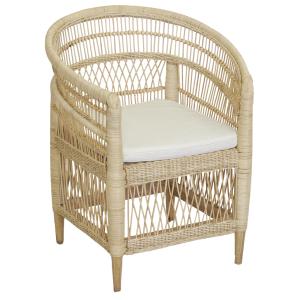 Photo MFA3880C : Natural rattan armchair