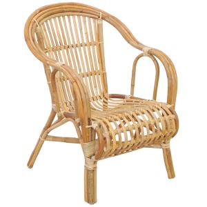 Photo MFA3910 : Natural rattan armchair