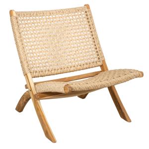 Photo MFA3920 : Foldable armchair in teak wood