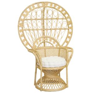 Photo MFA3960C : Natural  rattan peacock chair