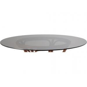 Photo MPL1063 : Plateau de table en verre 10mm d120