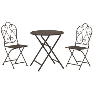 Photo MST150S : Metal chairs and table terrace