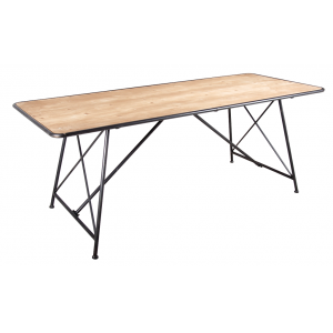 Photo MTA1670 : Design pine wood and metal tables