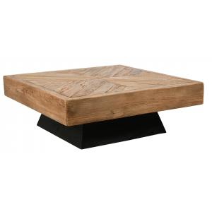 Photo MTB1780 : Square recycled pine coffee table