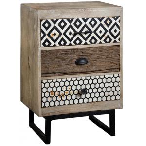 Photo MTN1210 : Mango bedside table  