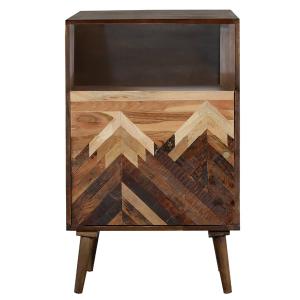 Photo MTN1460 : Table de nuit en manguier et acacia