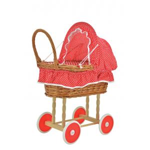 Photo NBE1270C : Buff willow decorative baby pram