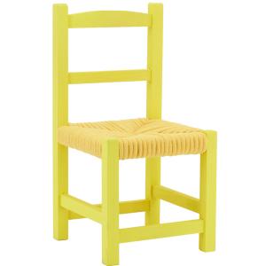 Photo NCE1360 : Chaise enfant en bois et coton