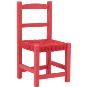Photo NCE1380 : Chaise enfant en bois et coton