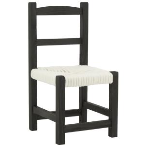 Photo NCE1390 : Chaise enfant en bois et coton