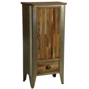 Photo NCM3270 : Armoire en bois et métal