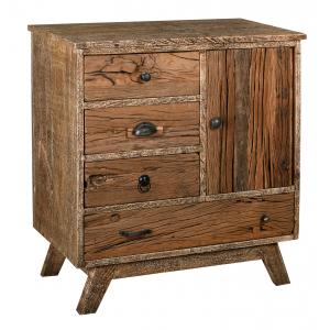 Photo NCM3530 : Commode en bois recyclé et métal