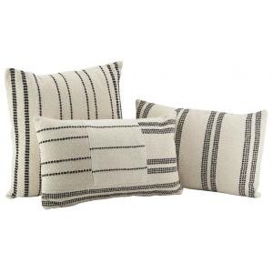 Photo NCO268S : Cotton cushions with graphic pattern
