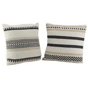 Photo NCO271S : Cotton cushions with graphic and etchnic patterns