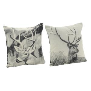 Photo NCO2820 : Cotton cushion with Deer design