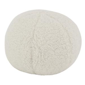 Photo NCO2840 : Ball cushion in teddy boucle fabric