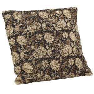 Photo NCO2880 : Coussin en coton Fleurs