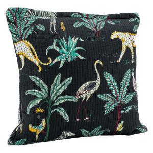 Photo NCO3130 : Coussin en coton noir