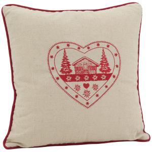 Photo NCO3220 : Coussin en lin et coton