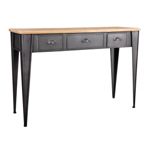 Photo NCS1470 : Metal and wood console table