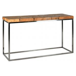 Photo NCS1500 : Recycled teak console Puzzle