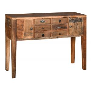 Photo NCS1570 : Recycled wood console tables