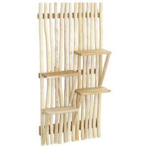 Photo NEM1430 : Wall shelf in natural teak wood