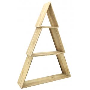 Photo NET2520 : Pine wood christmas tree shelves