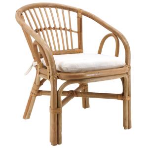 Photo NFE1490C : Natural rattan children's armchairs