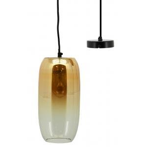 Photo NLA2890V : Amber glass lamp Ashoka