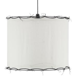 Photo NLA3500 : Big white cotton lampshade