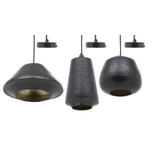 Photo NLA363S : Set of 3 metal lamps 