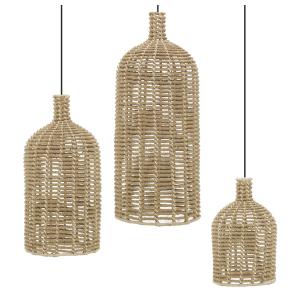 Photo NLA391S : Lampes en jute