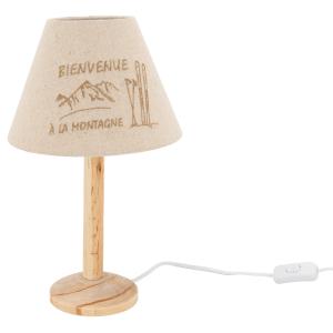 Photo NLA4050 : Paulownia table lamp