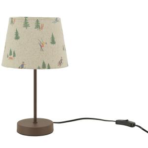 Photo NLA4350 : Lampe en métal et lin