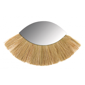 Photo NMI1850V : Natural rush and metal mirrors 