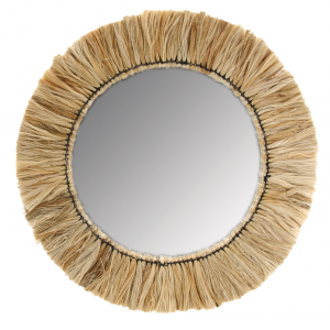 Photo NMI1860V : Round natural rush mirrors