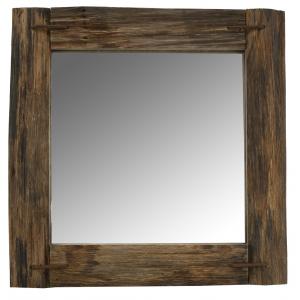 Photo NMI1980V : Recycled rustic wood mirror