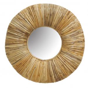 Photo NMI2010V : Natural rattan mirror