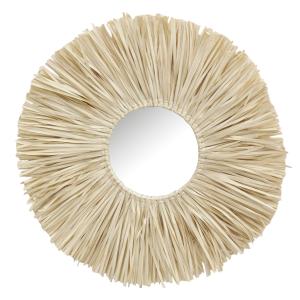 Photo NMI2090V : Palm leaf mirror