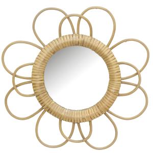 Photo NMI2150V : Rattan mirror